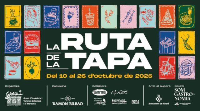 Imatge del Cartell de la Ruta de la Tapa 2025 a Mataró