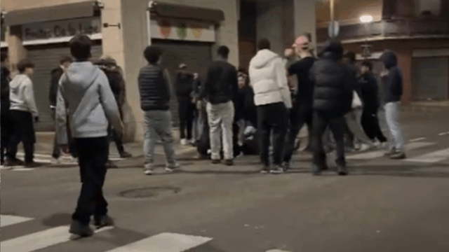 Moment de l'agressió a Argentona. Font: Cedida.