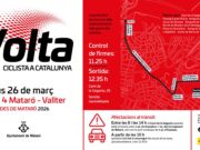 Mataró es paralitza per la sortida de la Volta aquest dijous