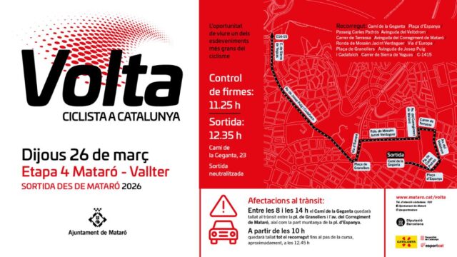 Imatge de l'etapa 4 que passa per Ripoll (Ajuntament de Mataró)