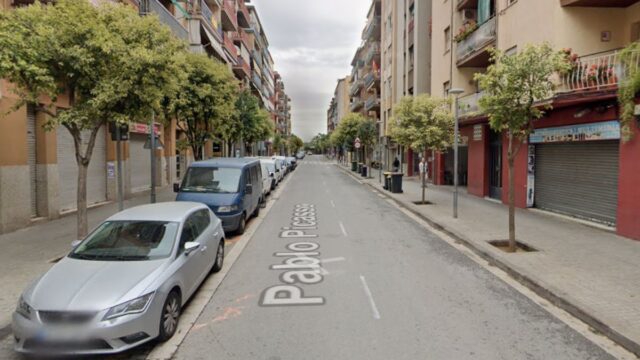 Imatge del carrer Pablo Picasso (Mataró)