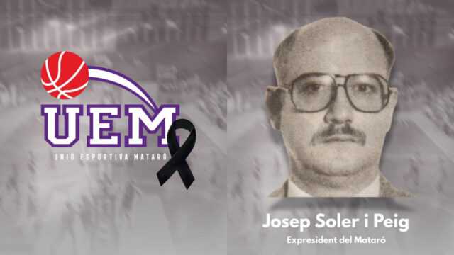 Imatge del Josep Soler i Peig, expresident de l'equip (U.E. Mataró, via xarxes socials)